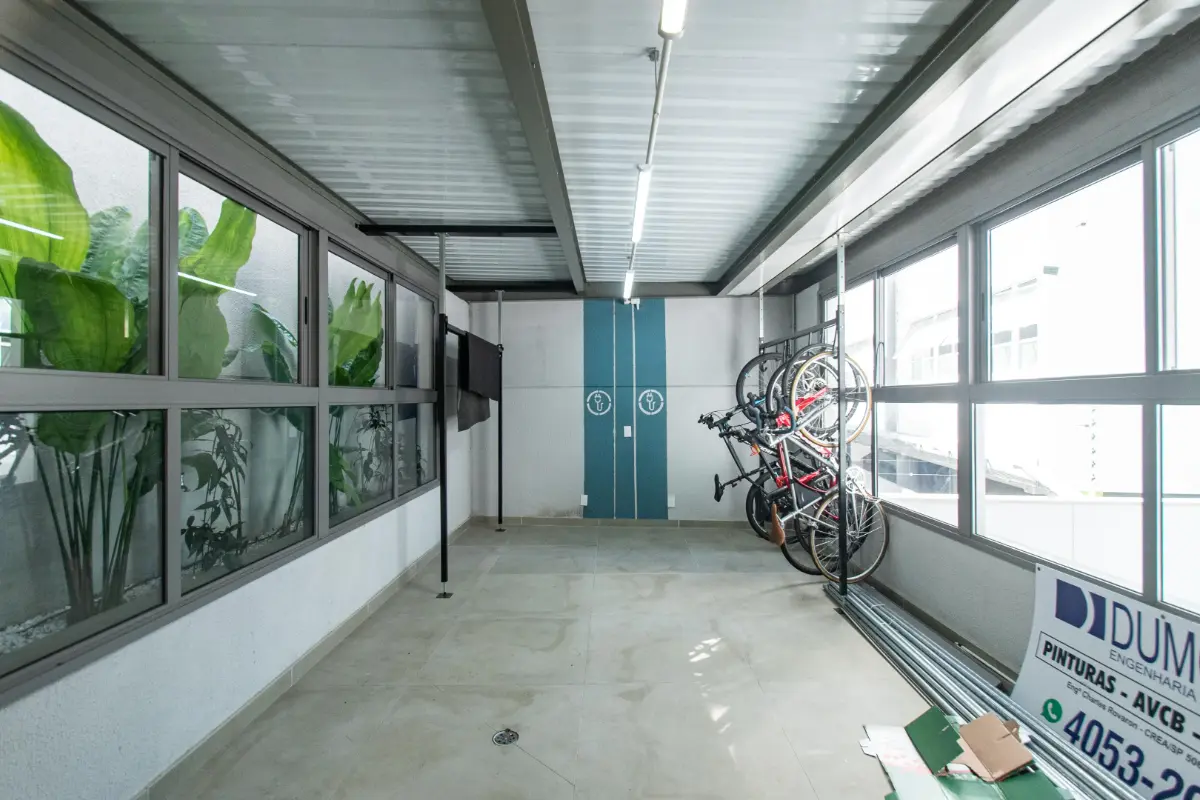 Bicicletário do condomínio